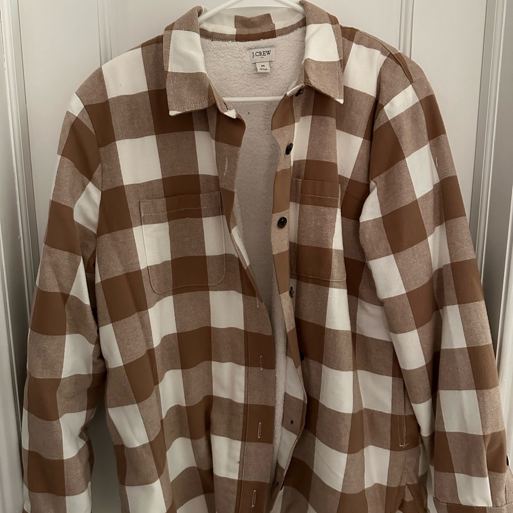 NWOT J. Crew Sherpa Jacket